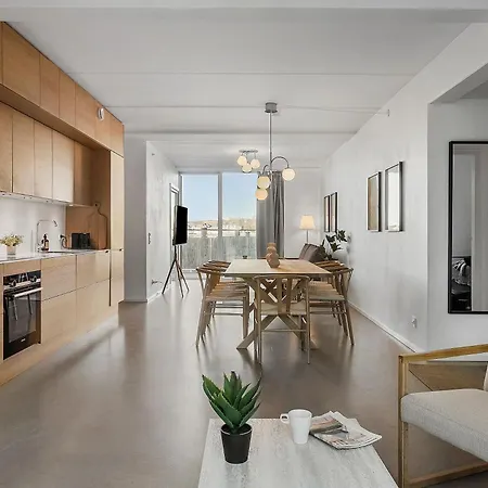 Apartamento The Marina Including 1x Free Private Parking Spot Århus