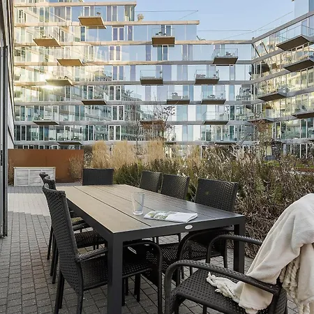 High-end Marina W Outdoor Areas & Free Parking Århus